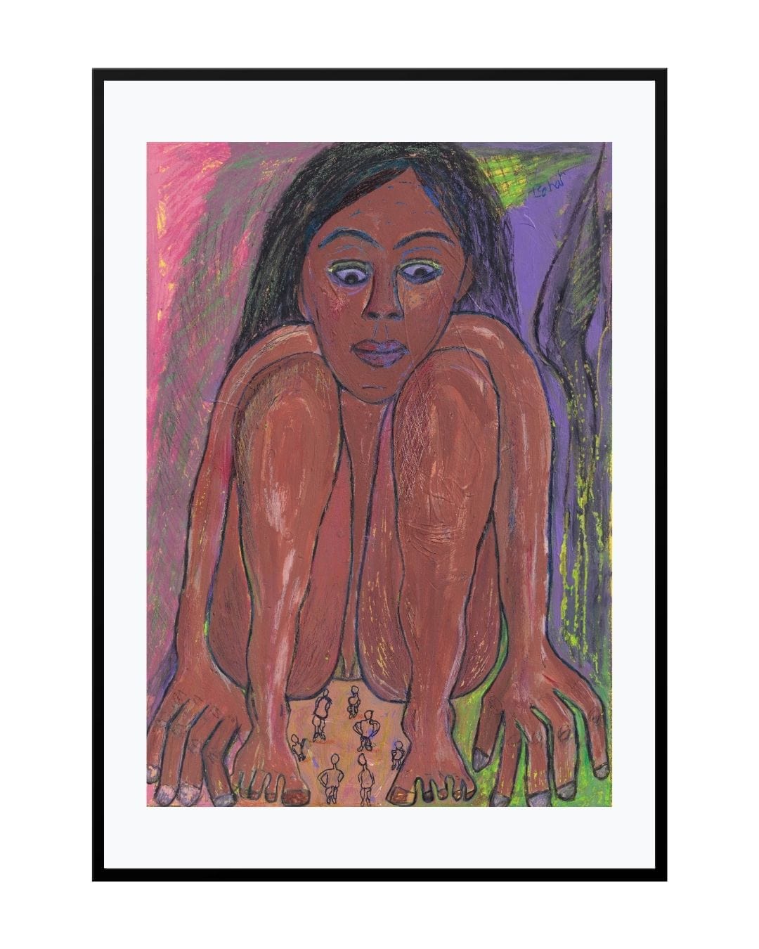Posters, Prints, & Visual Artwork Nudist Body Art - Nightmare