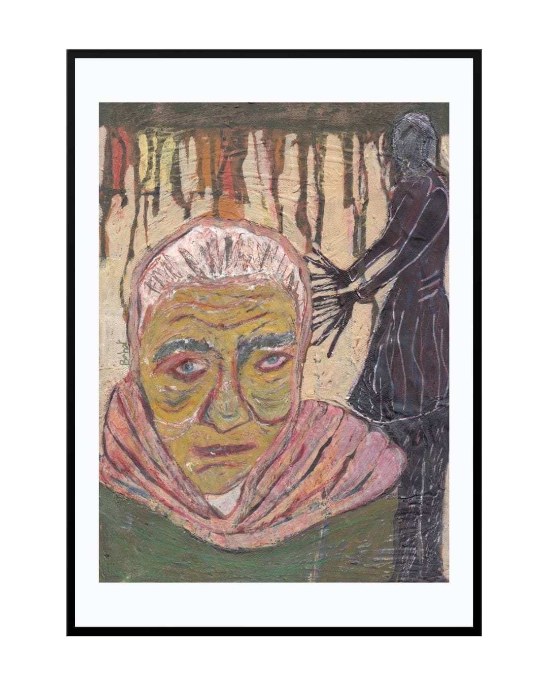 Posters, Prints, & Visual Artwork Old Lady Print - Alzheimer