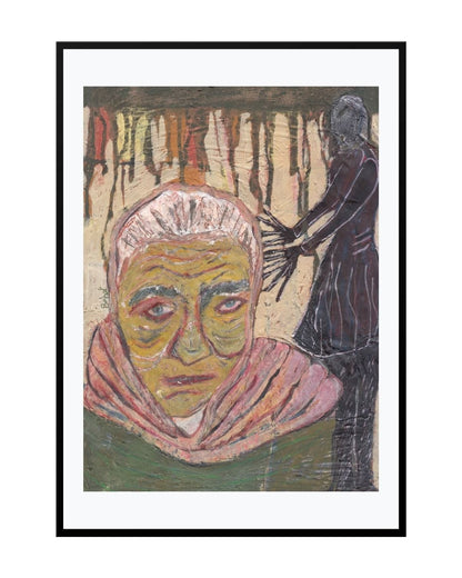 Posters, Prints, & Visual Artwork Old Lady Print - Alzheimer