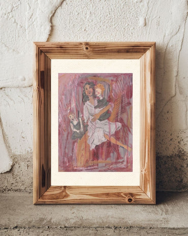 Posters, Prints, & Visual Artwork Playful Painting - One Usual Day
