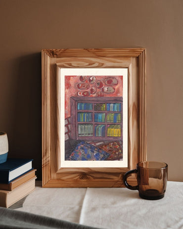 Posters, Prints, & Visual Artwork Sense of Belonging Print - Library