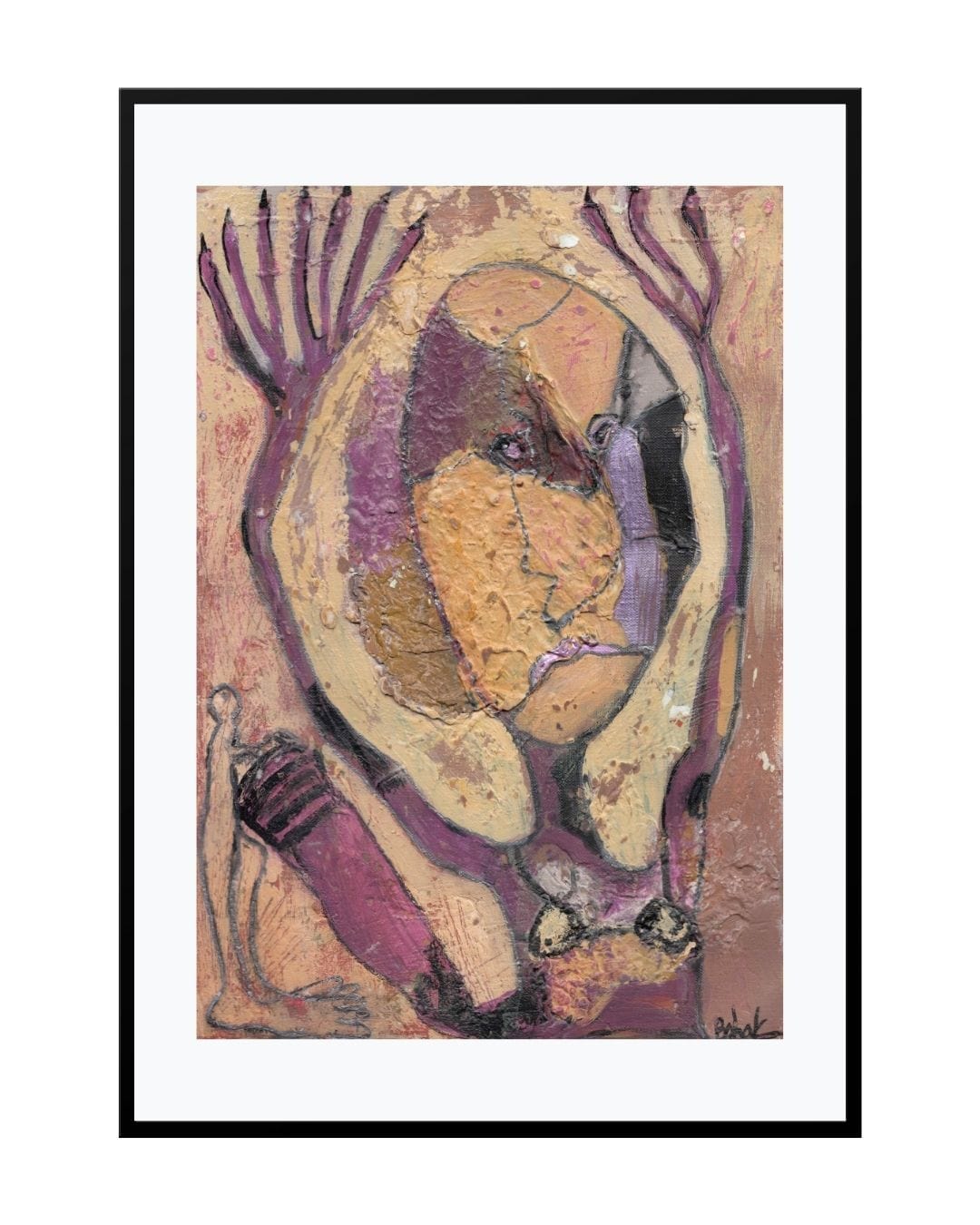 Posters, Prints, & Visual Artwork Surreal Beauty Print - Purple Dummy