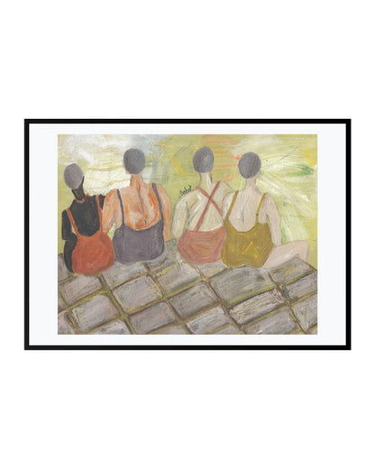 Posters, Prints, & Visual Artwork Swimmer Women Painting - Lifeguards