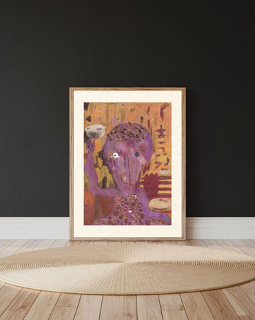 Posters, Prints, & Visual Artwork Weird Orange Abstract Art - Spikeborne