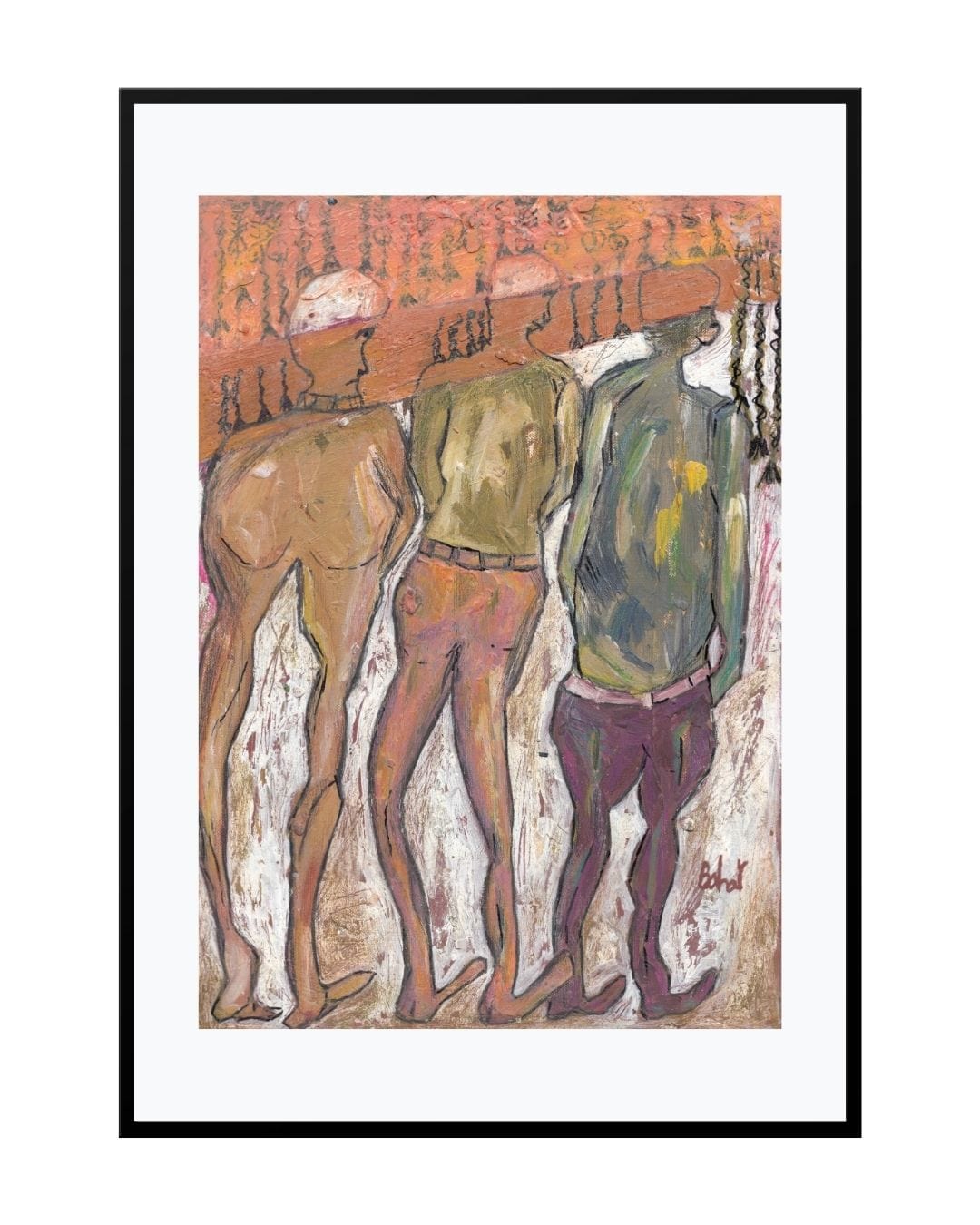 Posters, Prints, & Visual Artwork Whimsical Friendship Print - The Three Fools