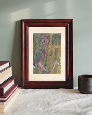 Posters, Prints, & Visual Artwork Whimsical Woman Print - Headache