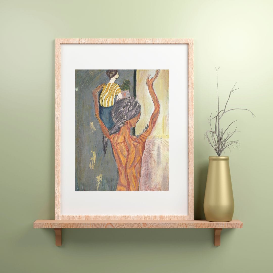 Posters, Prints, & Visual Artwork Woman Figurative Expressionism: "Miracle of Dance"