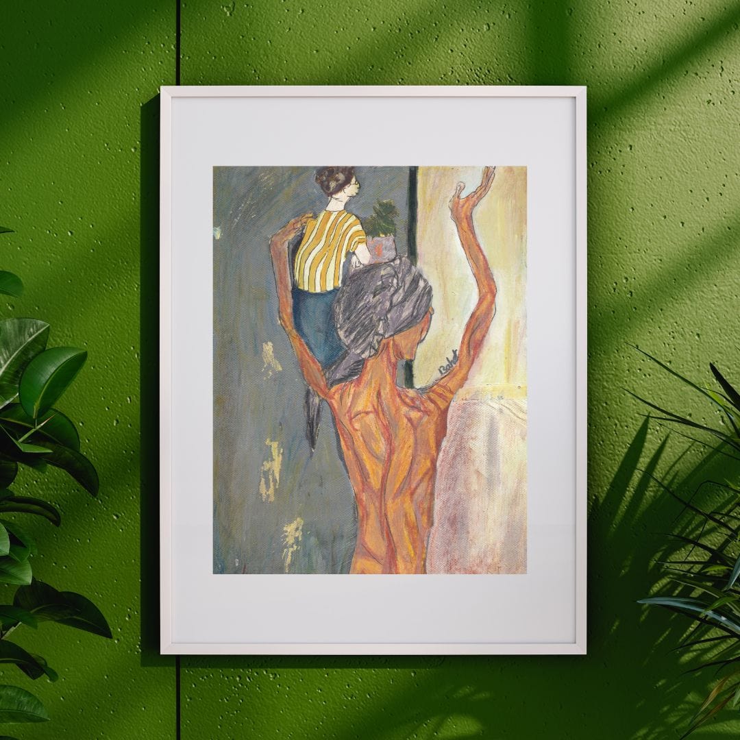 Posters, Prints, & Visual Artwork Woman Figurative Expressionism: "Miracle of Dance"