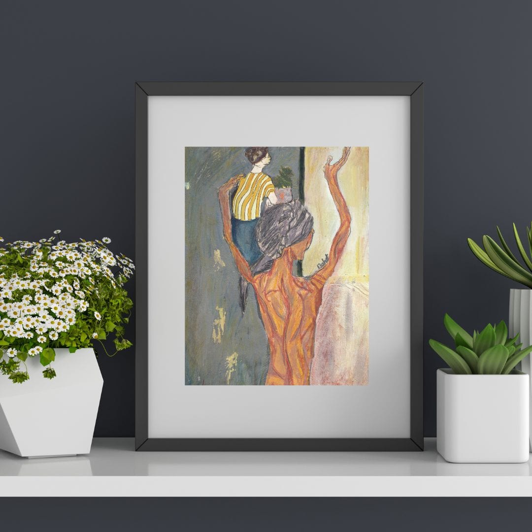 Posters, Prints, & Visual Artwork Woman Figurative Expressionism: "Miracle of Dance"