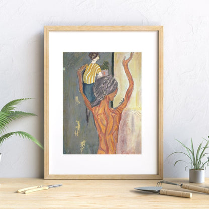 Posters, Prints, & Visual Artwork Woman Figurative Expressionism: "Miracle of Dance"