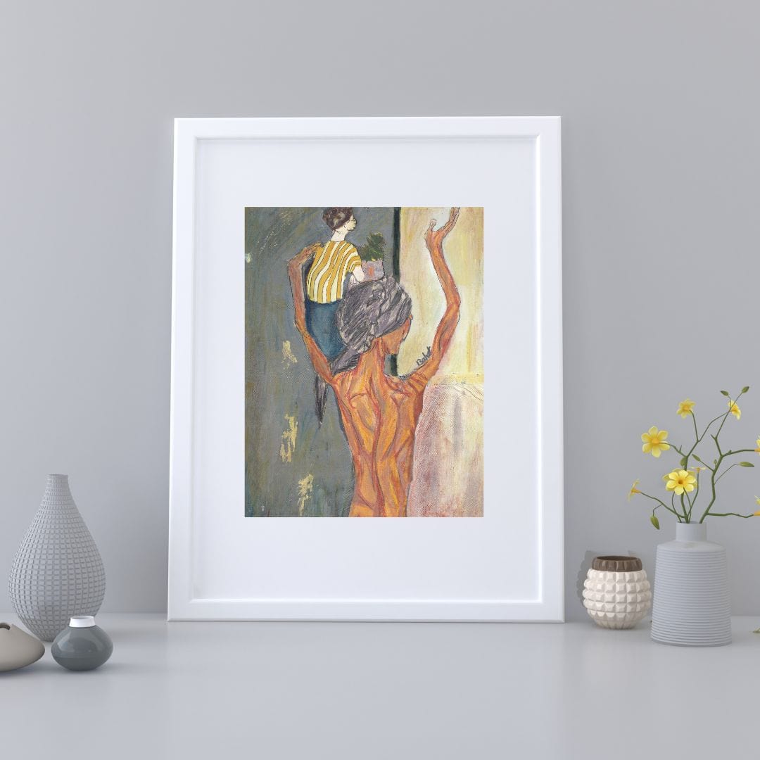 Posters, Prints, & Visual Artwork Woman Figurative Expressionism: "Miracle of Dance"