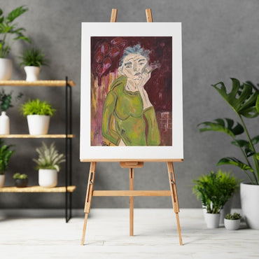Posters, Prints, & Visual Artwork Woman With Cigarettes Art - One Last Cigarette