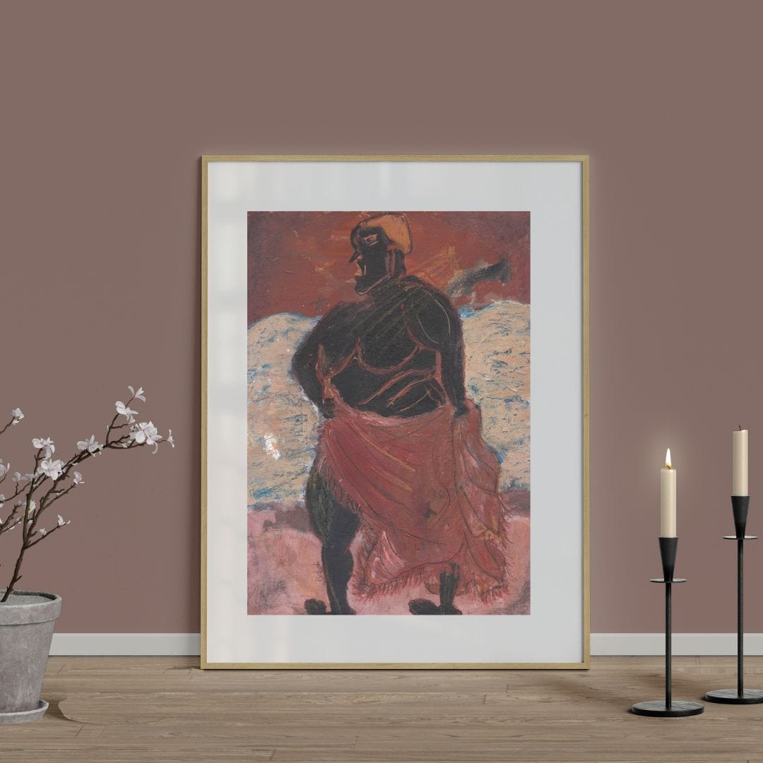 Posters, Prints, & Visual Artwork Woman With Red Cloth Print - Bullfighter