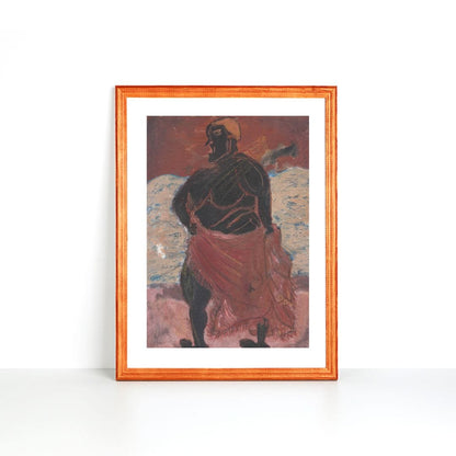 Posters, Prints, & Visual Artwork Woman With Red Cloth Print - Bullfighter