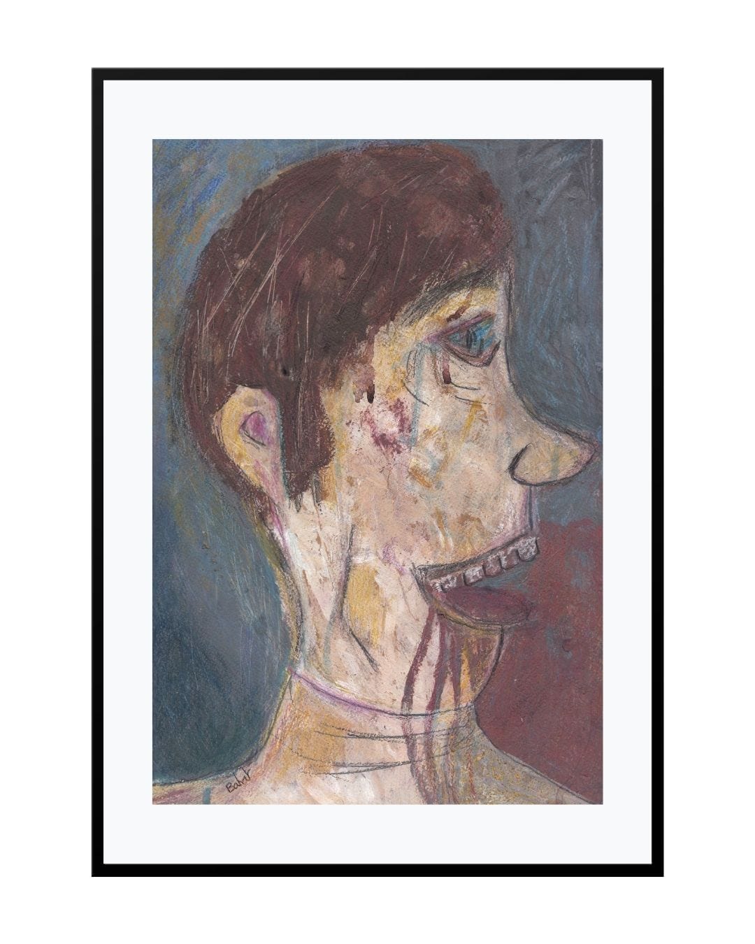 Posters, Prints, & Visual Artwork Zombie Boy Print - Emanuel